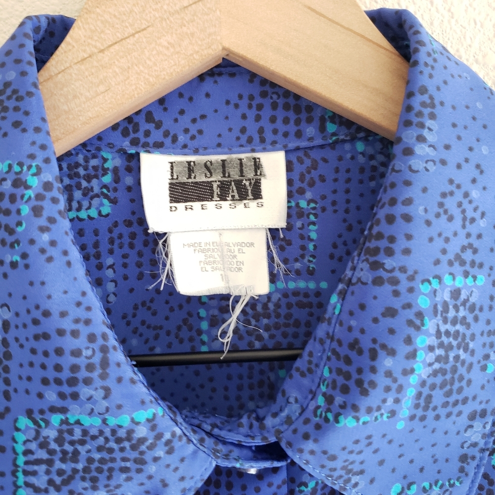 Vintage Leslie Fay Shirtdress - Picture 5 of 5